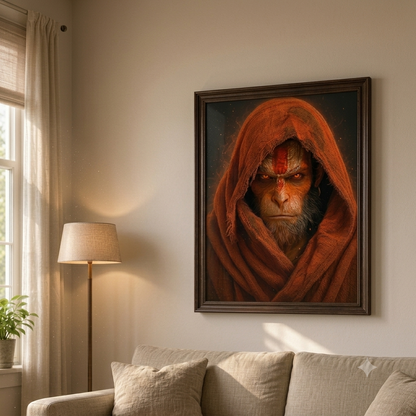 Divine Hanuman Ji Spiritual Wall Art – Artwork
