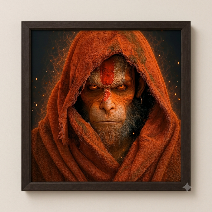 Divine Hanuman Ji Spiritual Wall Art – Artwork