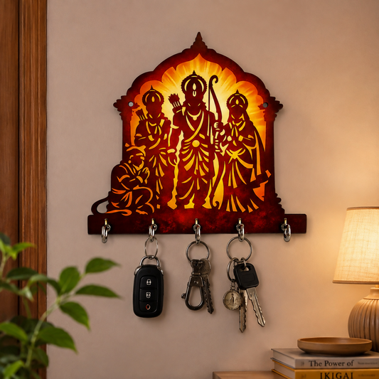 Shree Ram Darbar Wall Key Holder